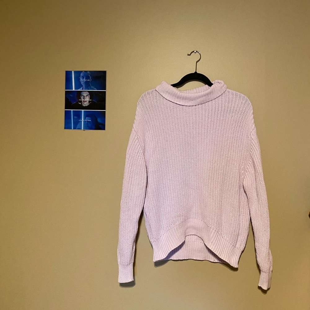 🐰Lilac purple turtleneck sweater🐰